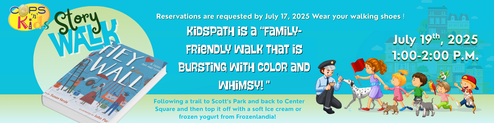 Join us for this free Story Walk on July 19, 2025